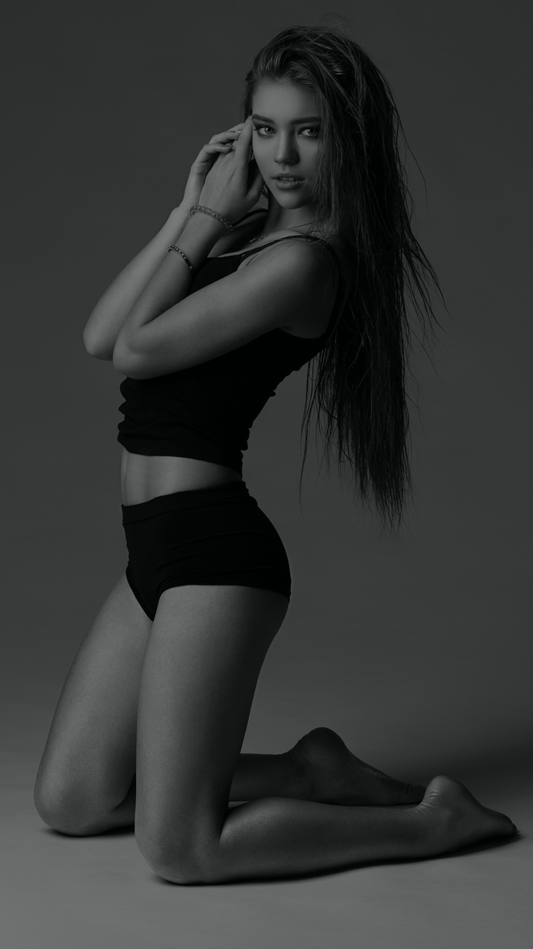 1080x1920  Черно-белое, Девушки - Обои на телефон Full HD | Пикабу