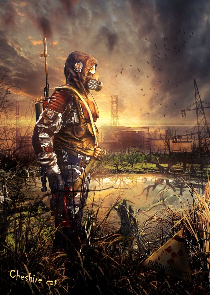 855x1200  Сталкер монолит арт - 70 фото