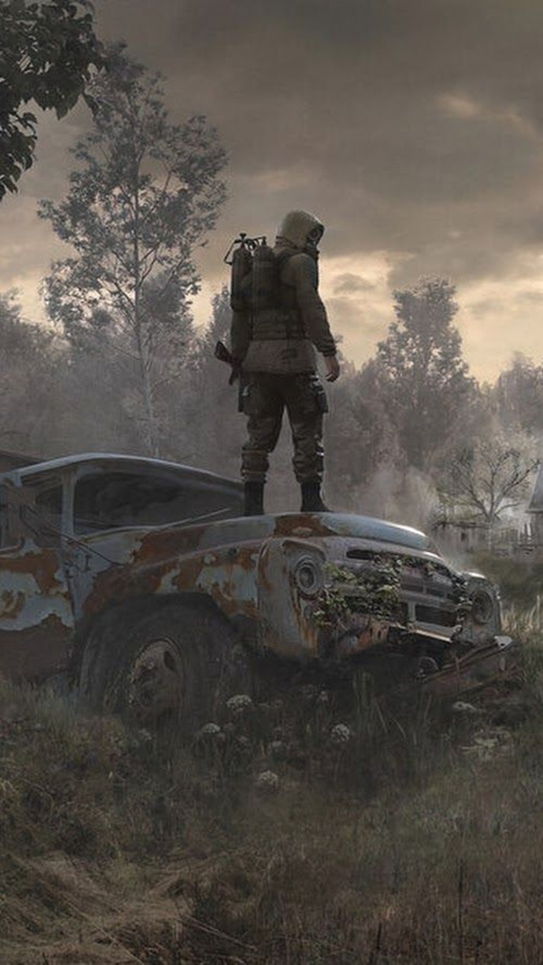 1080x1920  Обои на телефон Сталкер, картинки в стиле сталкера | Zamanilka