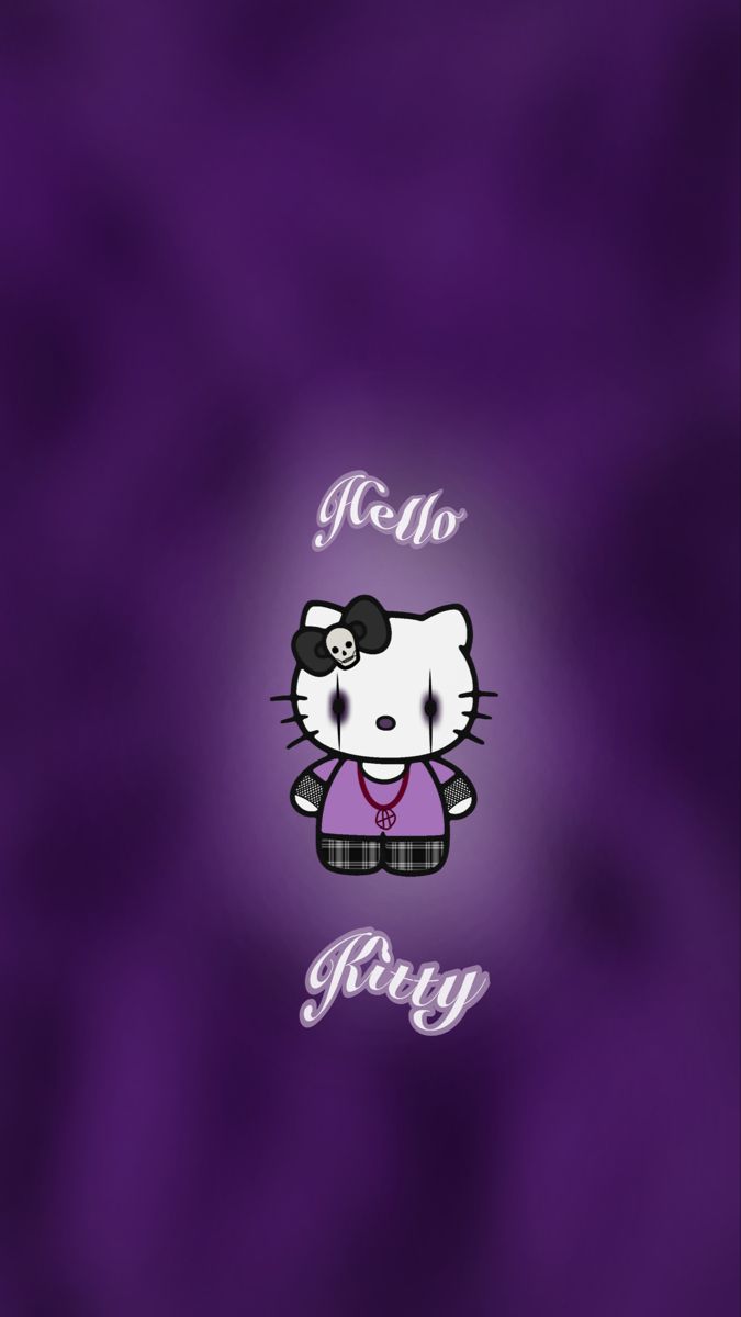 675x1200  Hello kitty wallpapers | Фиолетовые обои, Обои hello kitty, Hello kitty  картинки