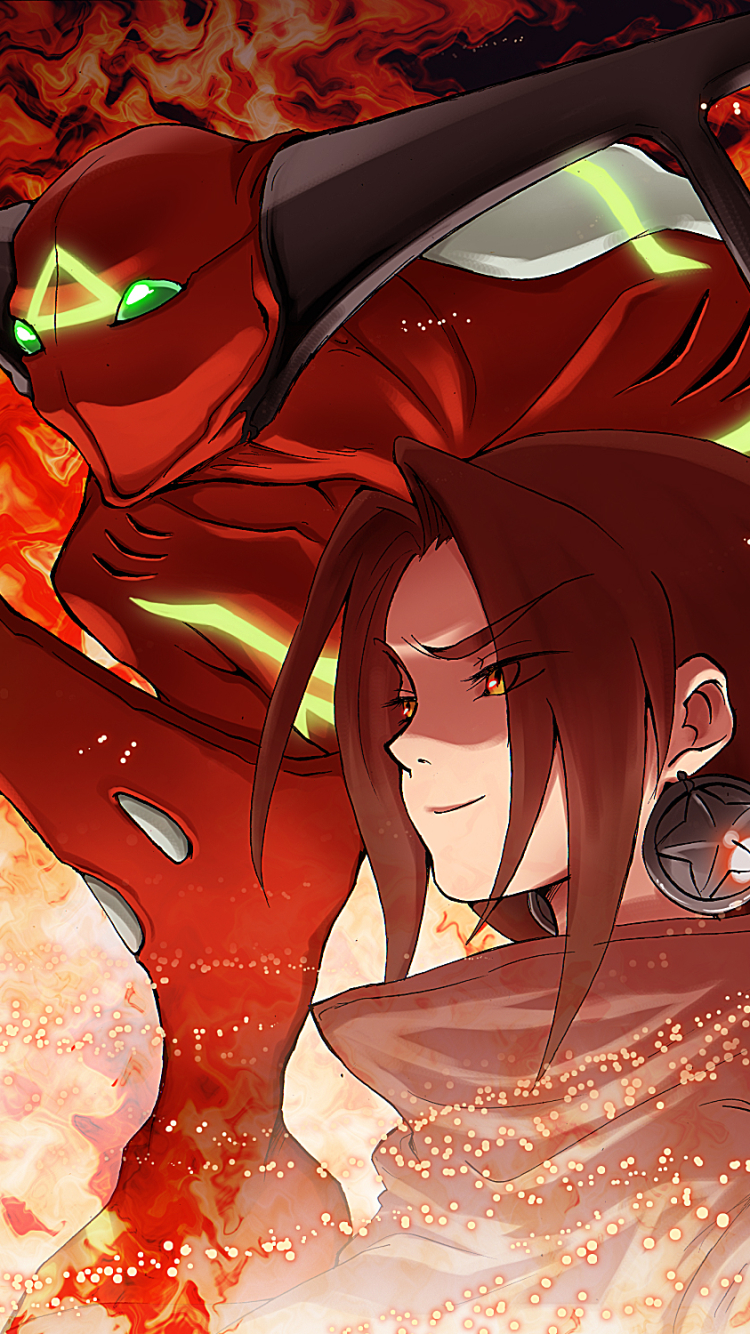 750x1334  Скачать обои \"Хао Асакура\" на телефон в высоком качестве, вертикальные  картинки \"Хао Асакура\" бесплатно