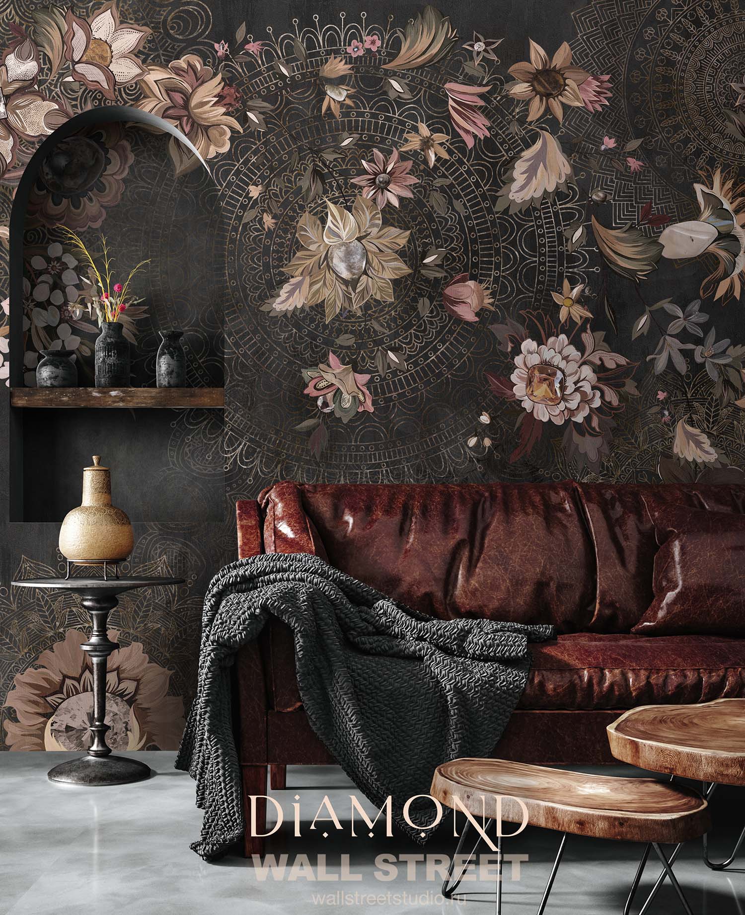 1500x1841  Необычные обои DIAMOND 13 от Студии Wall Street