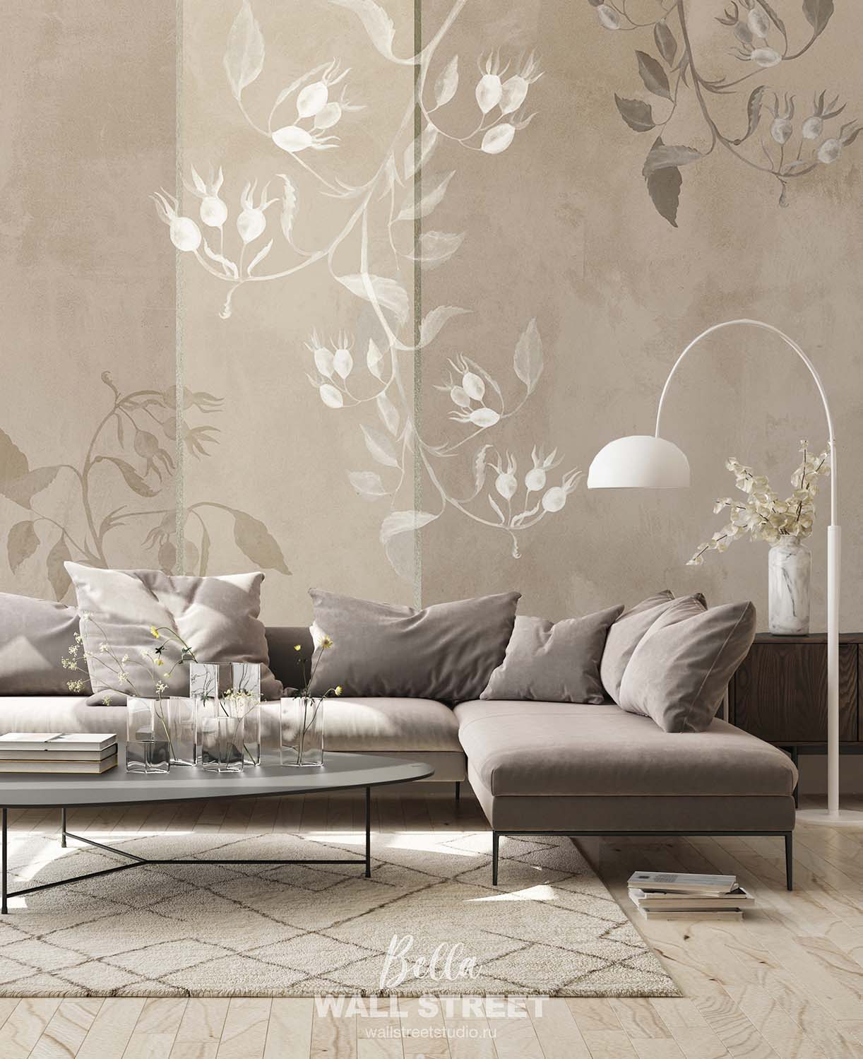 1222x1499  Необычные обои BELLA 11 от Студии Wall Street