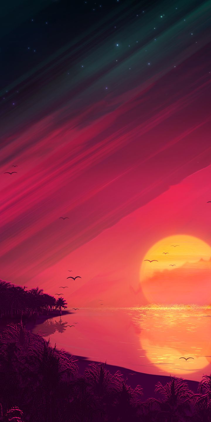 720x1440  Ретро 720x1440 Обои - Обои Пещера