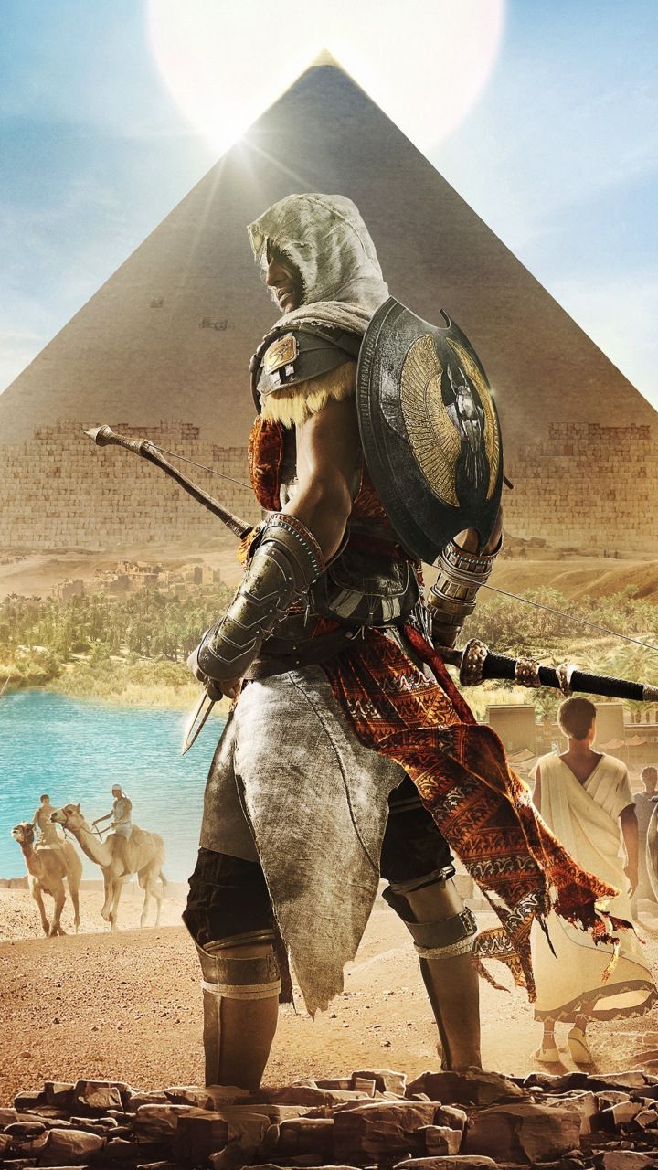 720x1280  Обои для телефона Assassin's Creed Origins