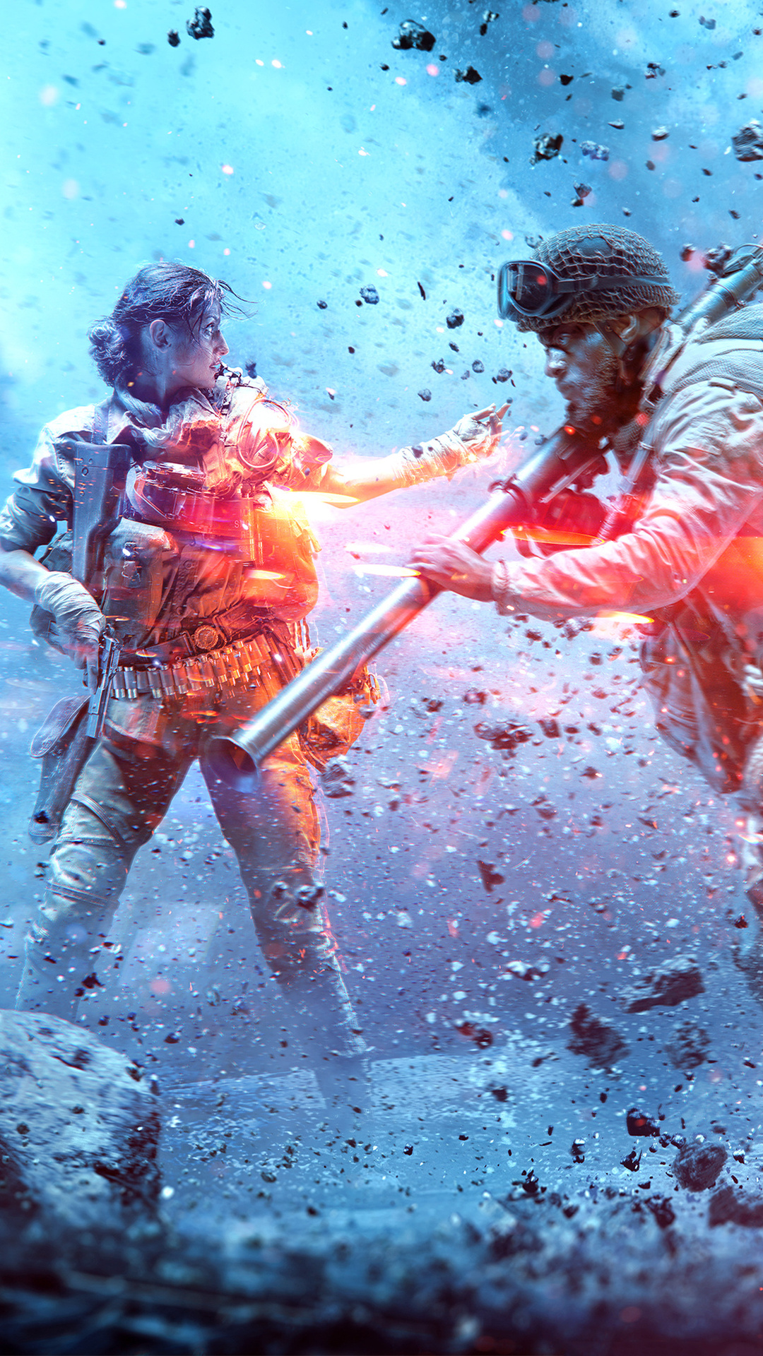 1080x1920  Скачать обои «Иммерсивный геймплей Battlefield V» для iPhone XS Max | Обои.com