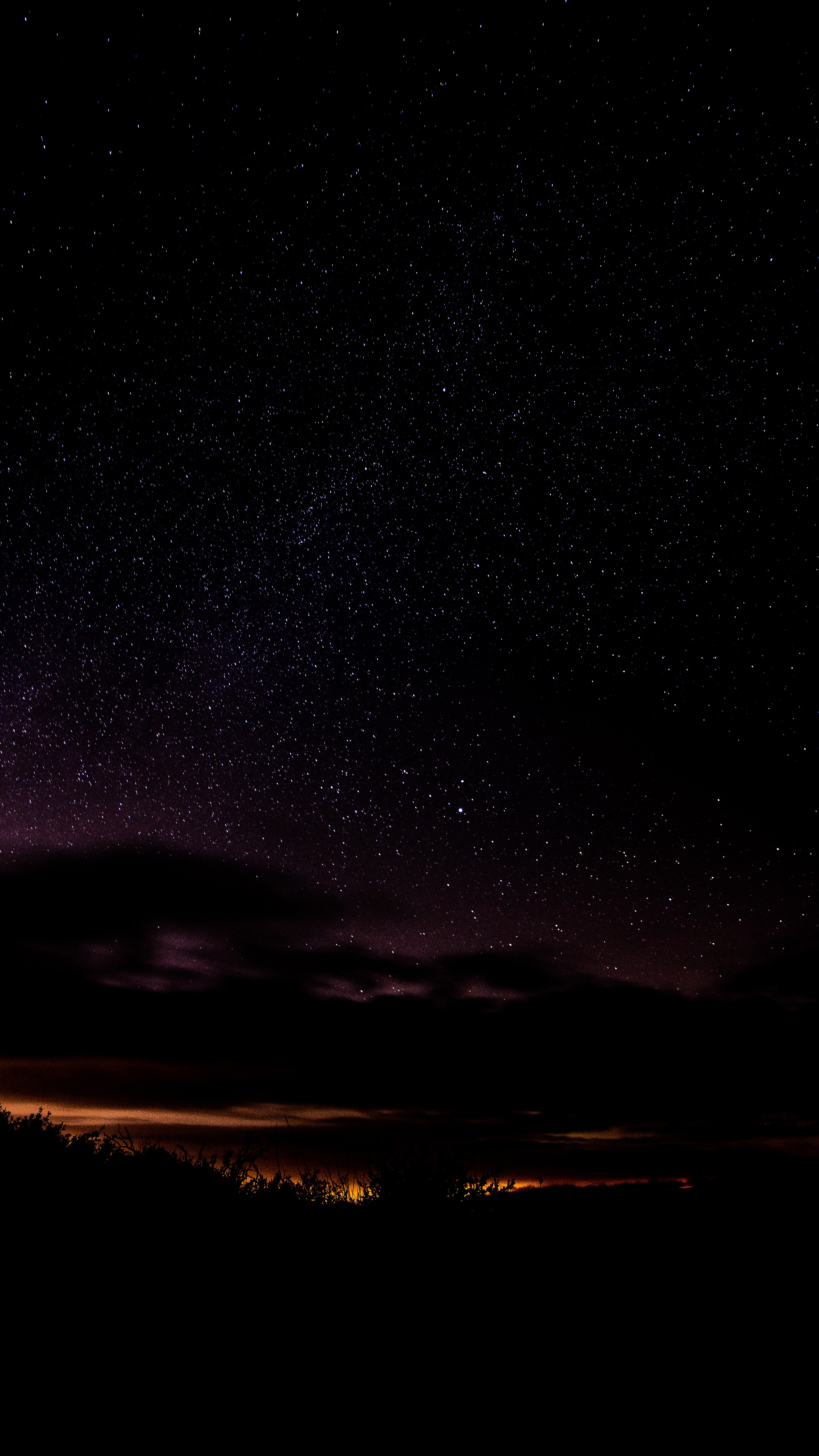 3376x6000  черно-белые звезды в небе iPhone Обои Скачать бесплатно