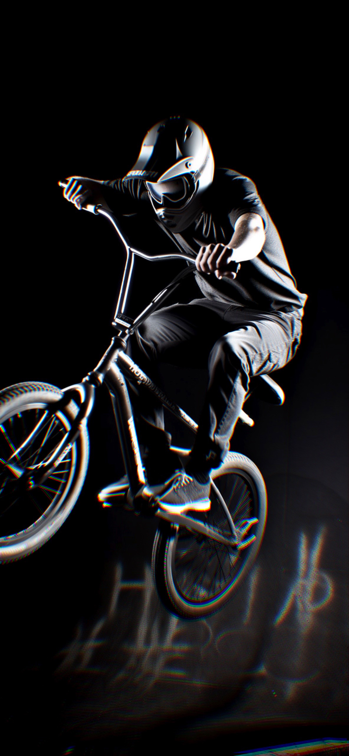1183x2560  BMX Rider Black Wallpapers — Обои для гонок BMX на iPhone
