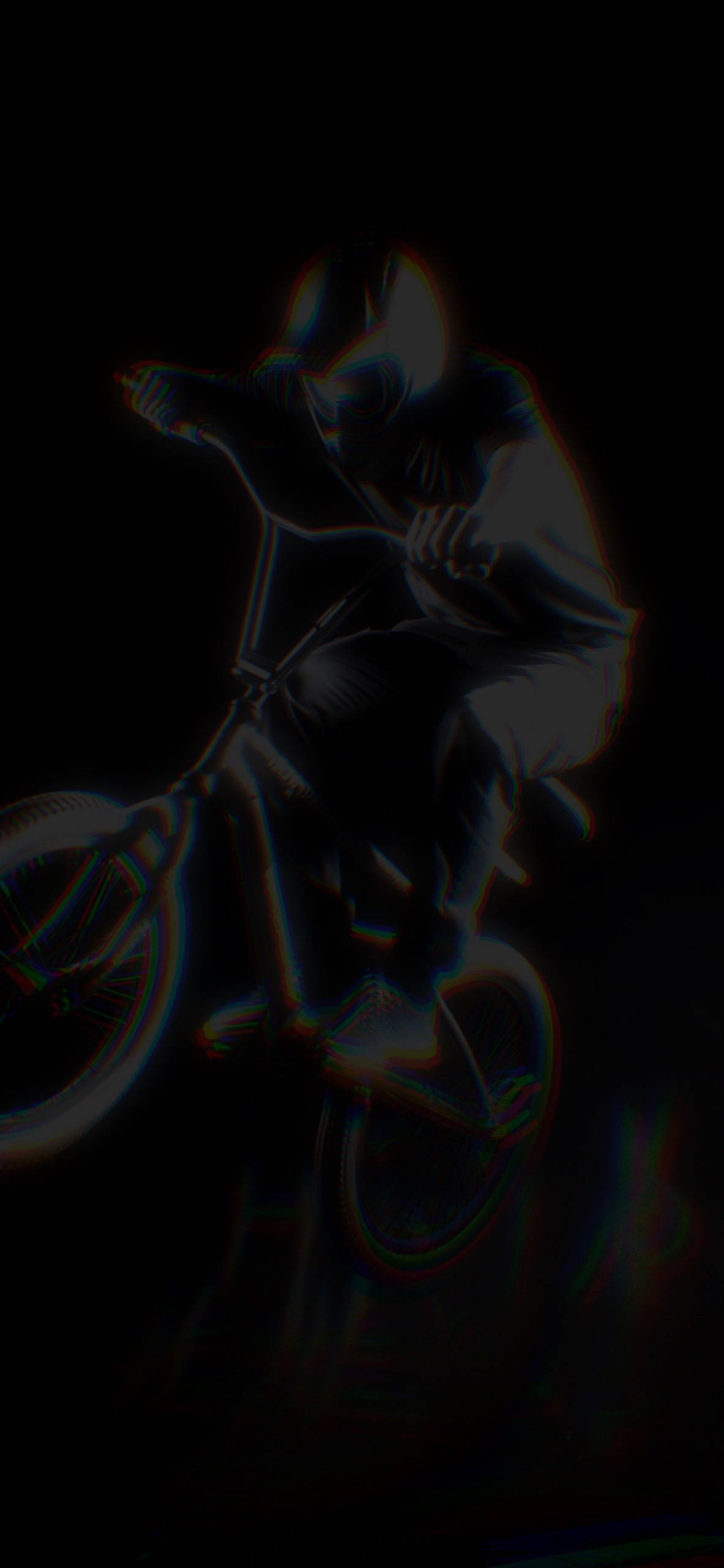 1183x2560  BMX Rider Black Wallpapers — Обои для гонок BMX на iPhone
