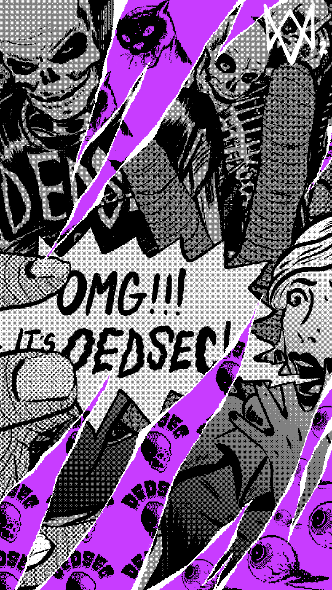 1080x1920  Обои Watch Dogs 2, Watch Dogs, Watch Dogs Legion, Dedsec, белый, Фон - Скачать бесплатное изображение