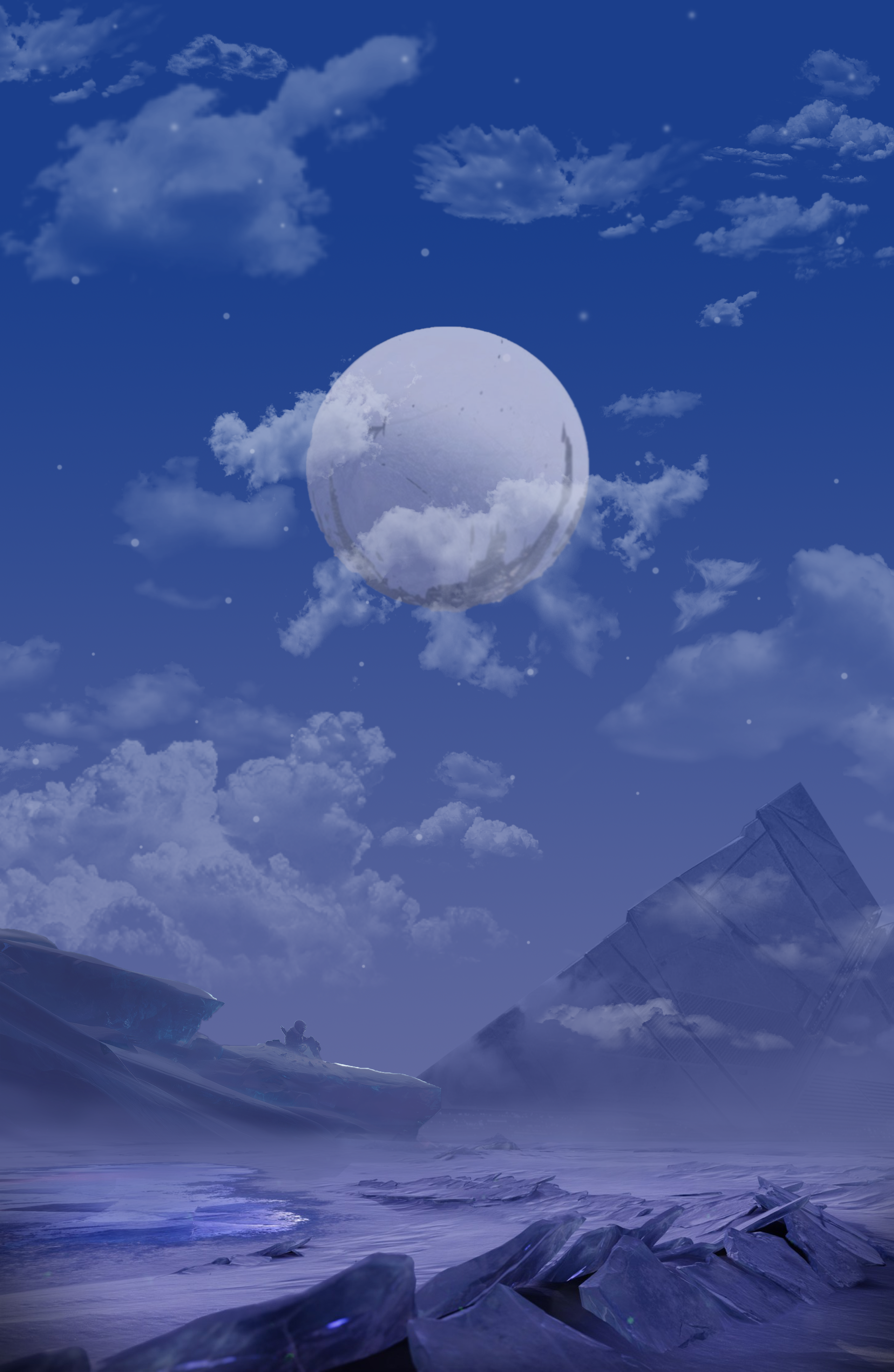 2550x3912  Скачать обои на синем фоне со словами «Я не хочу быть одиноким» | Обои.com