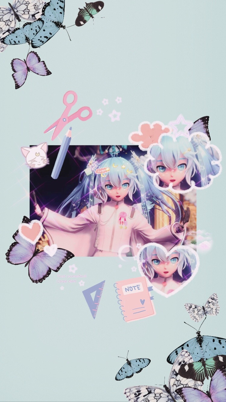 750x1334  Обои для телефона Хацунэ Мику - Wallpaper Cave