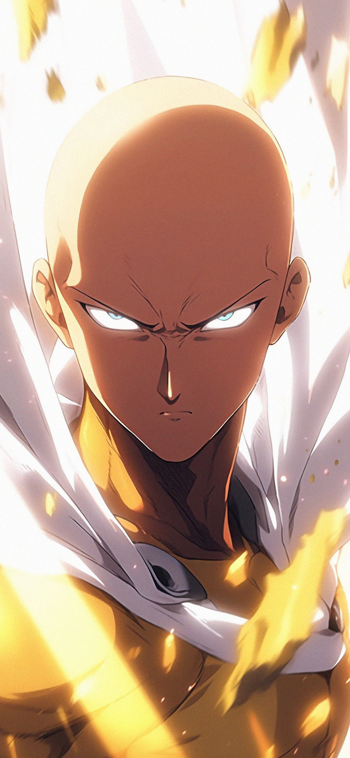 1183x2560  Злой Сайтама Лайт Обои - One Punch Man Обои iPhone