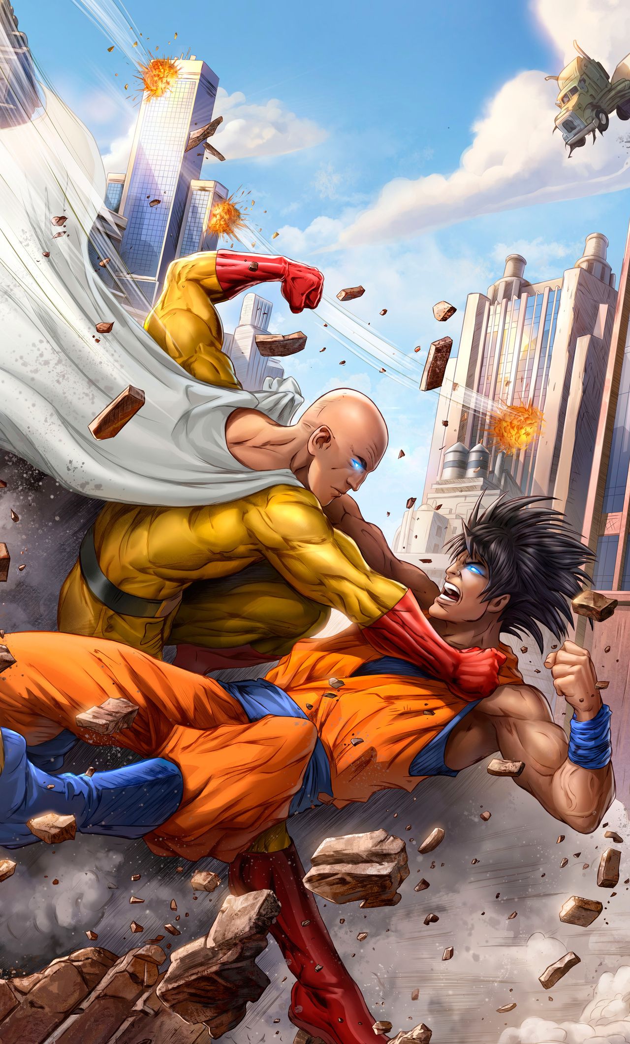 1280x2120  Обои для телефона One Punch Man - Wallpaper Cave