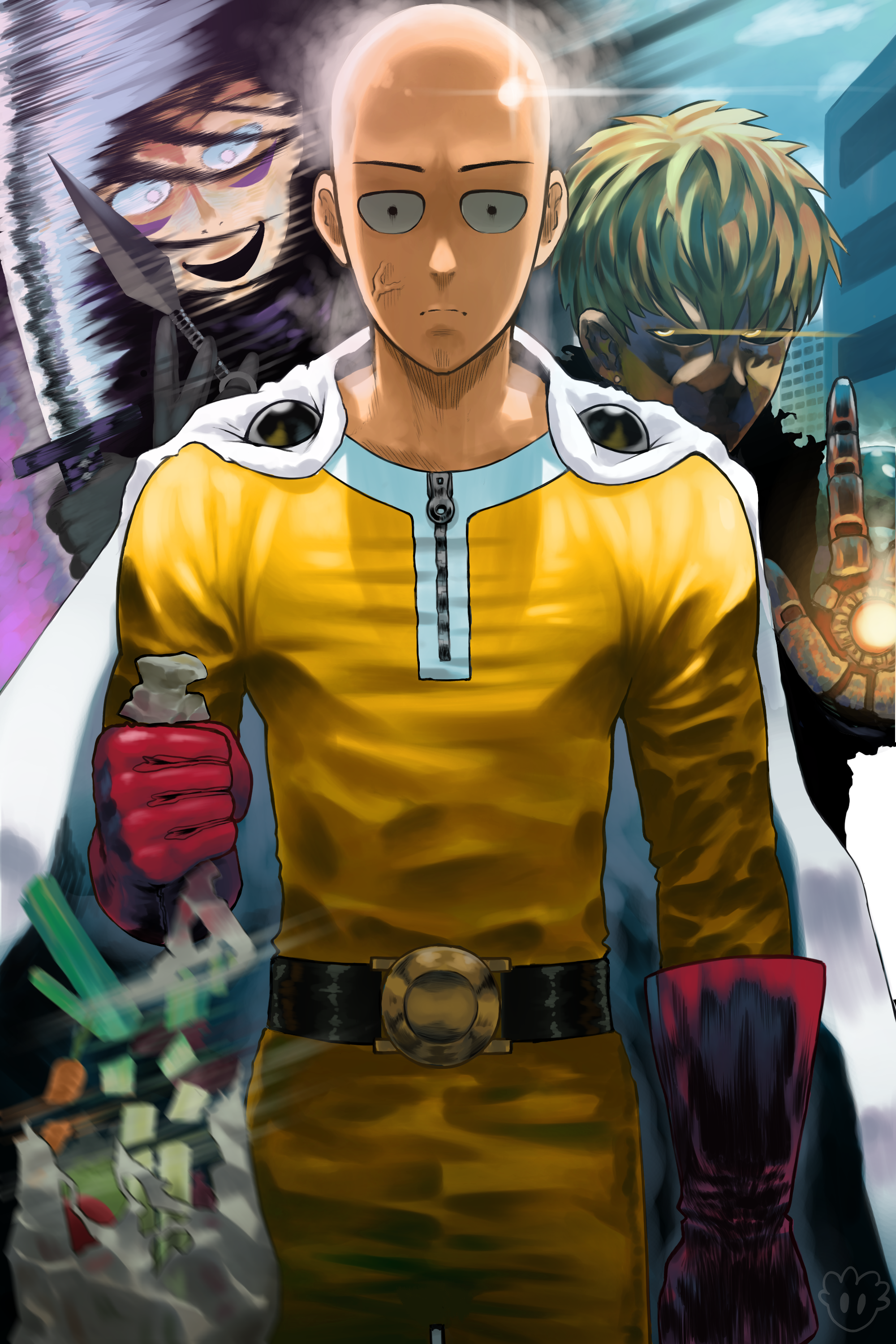 2000x3000  Ванпанчмен, обои - Zerochan Anime Image Board