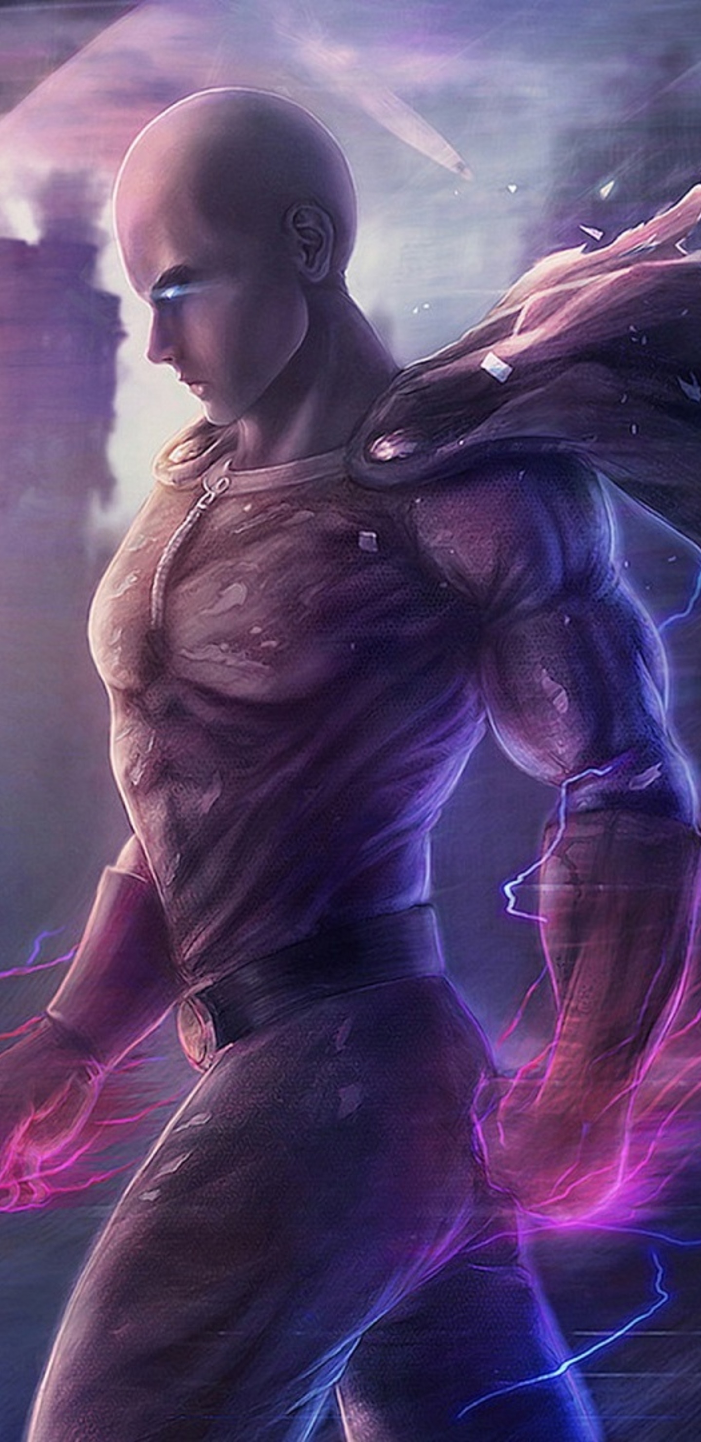 1440x2960  Saitama One Punch Man Artwork Samsung Galaxy Note 9,8, S9,S8,S8+ QHD HD 4k Обои, изображения, фоны, фото и картинки 1440x2960