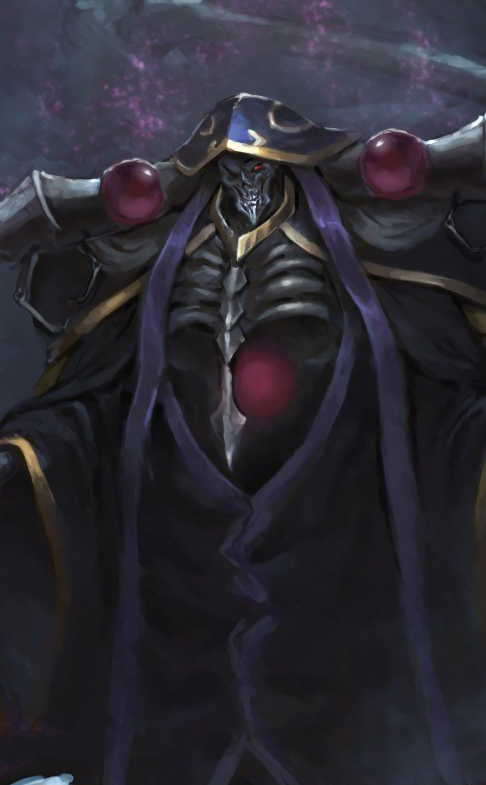 950x1534  Скачать 950x1534 король, overlord, аниме, арт, обои, картинки iphone, 950x1534