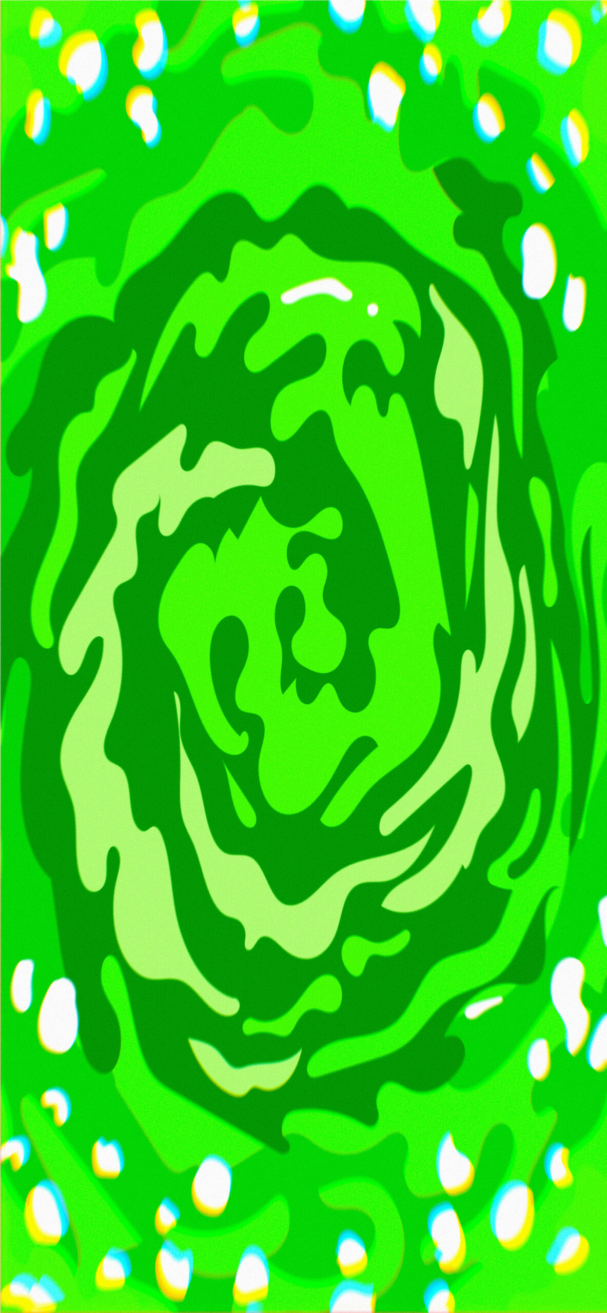 1183x2560  Обои «Портал Рика и Морти» для телефона 4K - Клан обоев