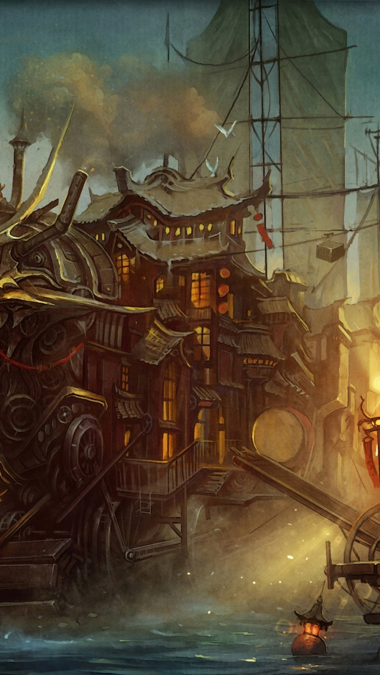 750x1334  Steampunk Droid Live Wallpaper: Amazon.ca: Appstore для Android