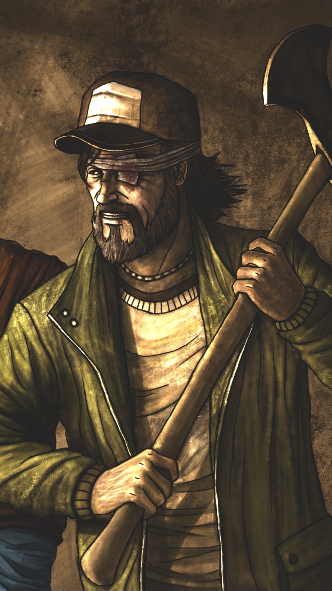 1080x1920  Картинка на телефон: Видеоигры, Ходячие мертвецы, Ходячие мертвецы: Сезон 2, Кенни (Ходячие мертвецы), 1342668 Скачать картинку бесплатно.