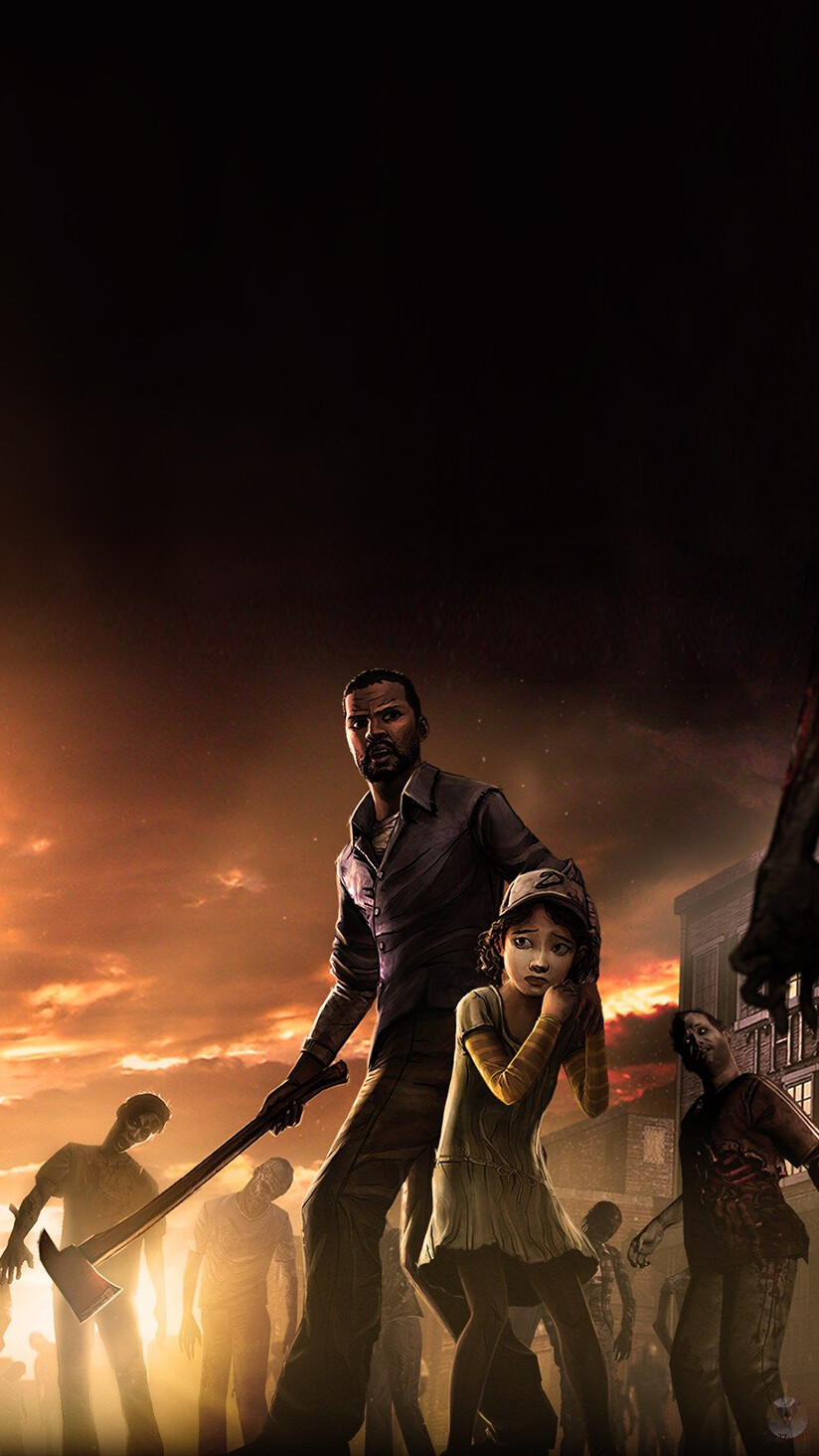 824x1464  ArtStation - самодельные обои для мобильного телефона TWD