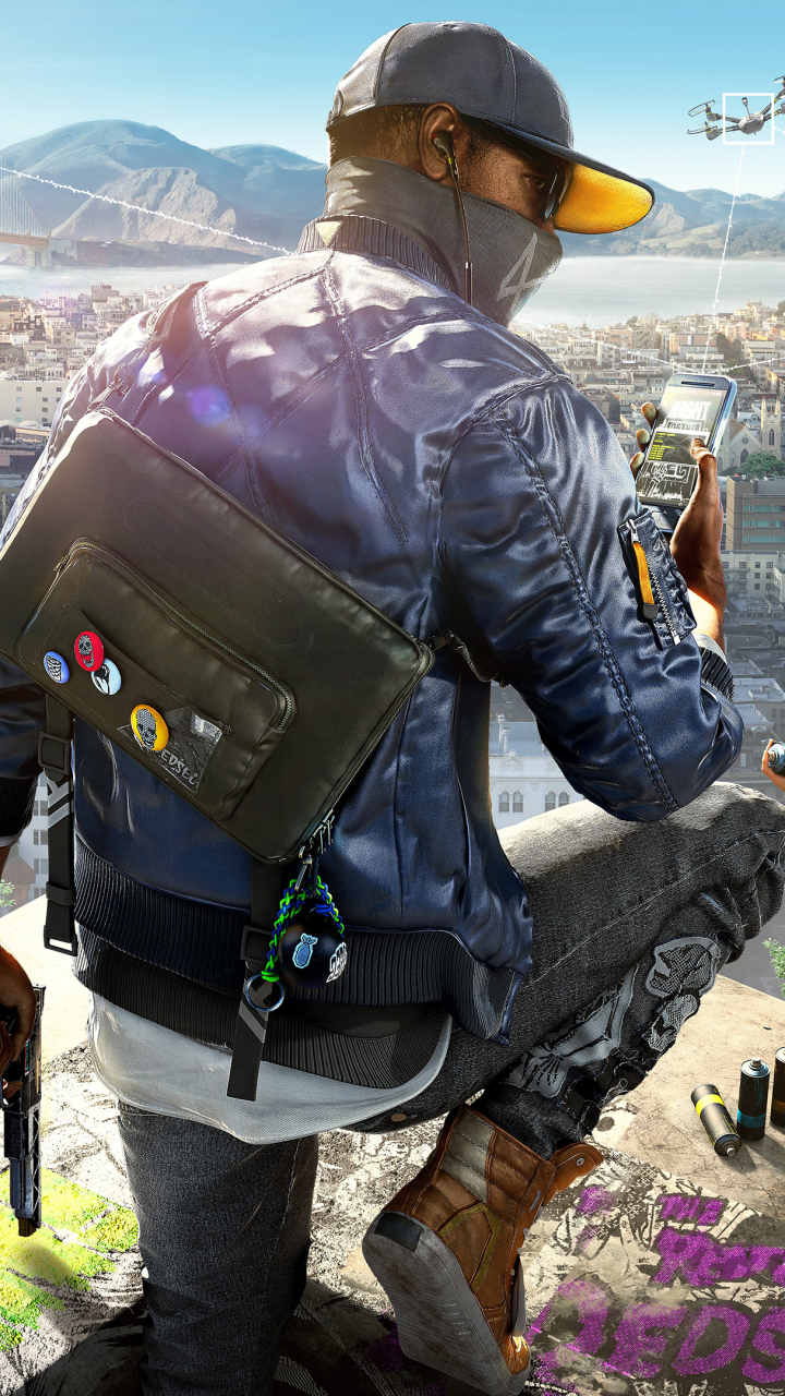 720x1280  Обои для телефона Watch Dogs 2