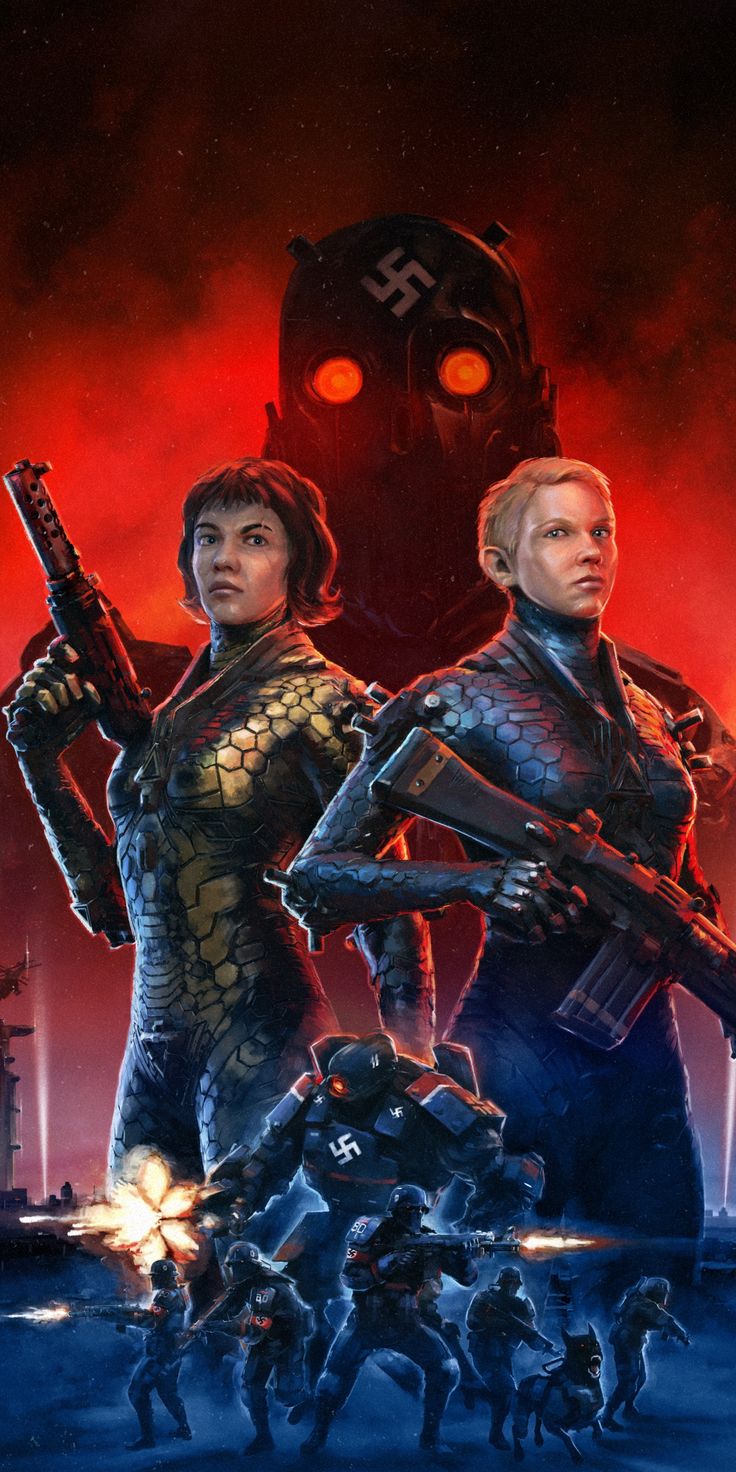 736x1472  Видеоигра, Wolfenstein: Youngblood, 2019 Обои | Wolfenstein, The new colossus, Видеоигра
