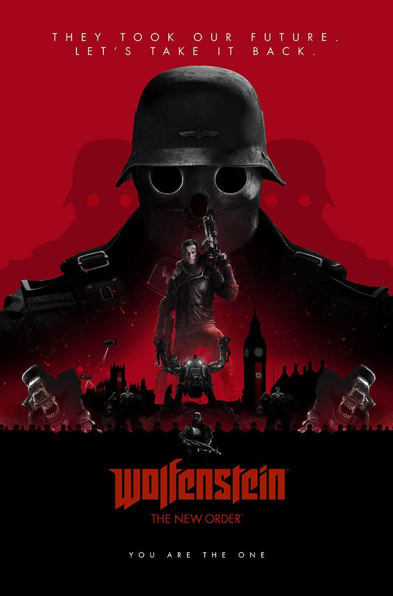 787x1193  Wolfenstein — Новый порядок на Behance | Wolfenstein, Плакаты к видеоиграм, Wolfenstein: новый порядок