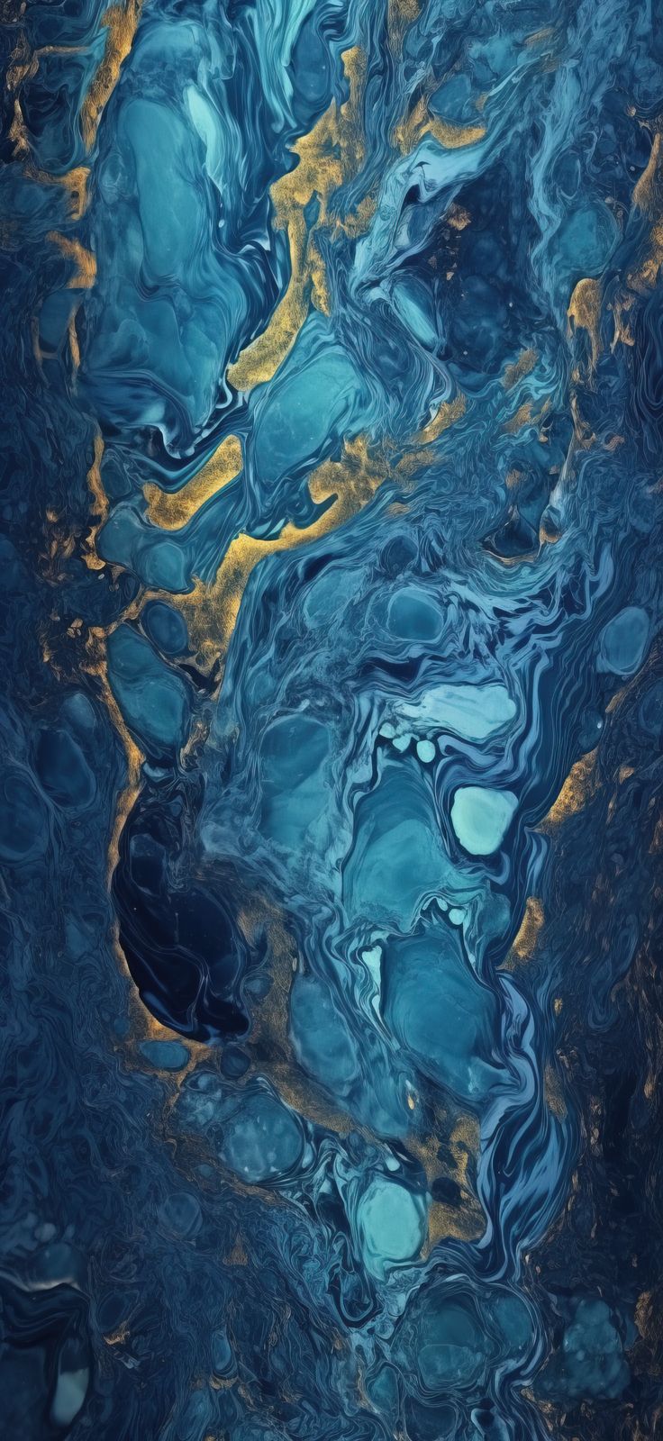 736x1600  Эстетичные синие мраморные обои на телефон в 2023 г | Обои, Обои андроид,  Синий