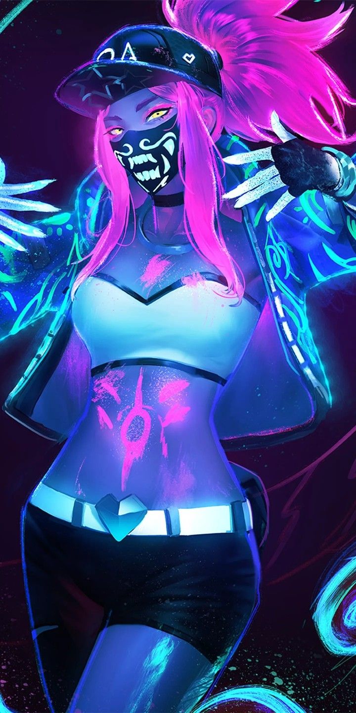 720x1440  Pin by Странная Яойщица on Обои на телефон | League of legends, K da akali,  Lol league of legends