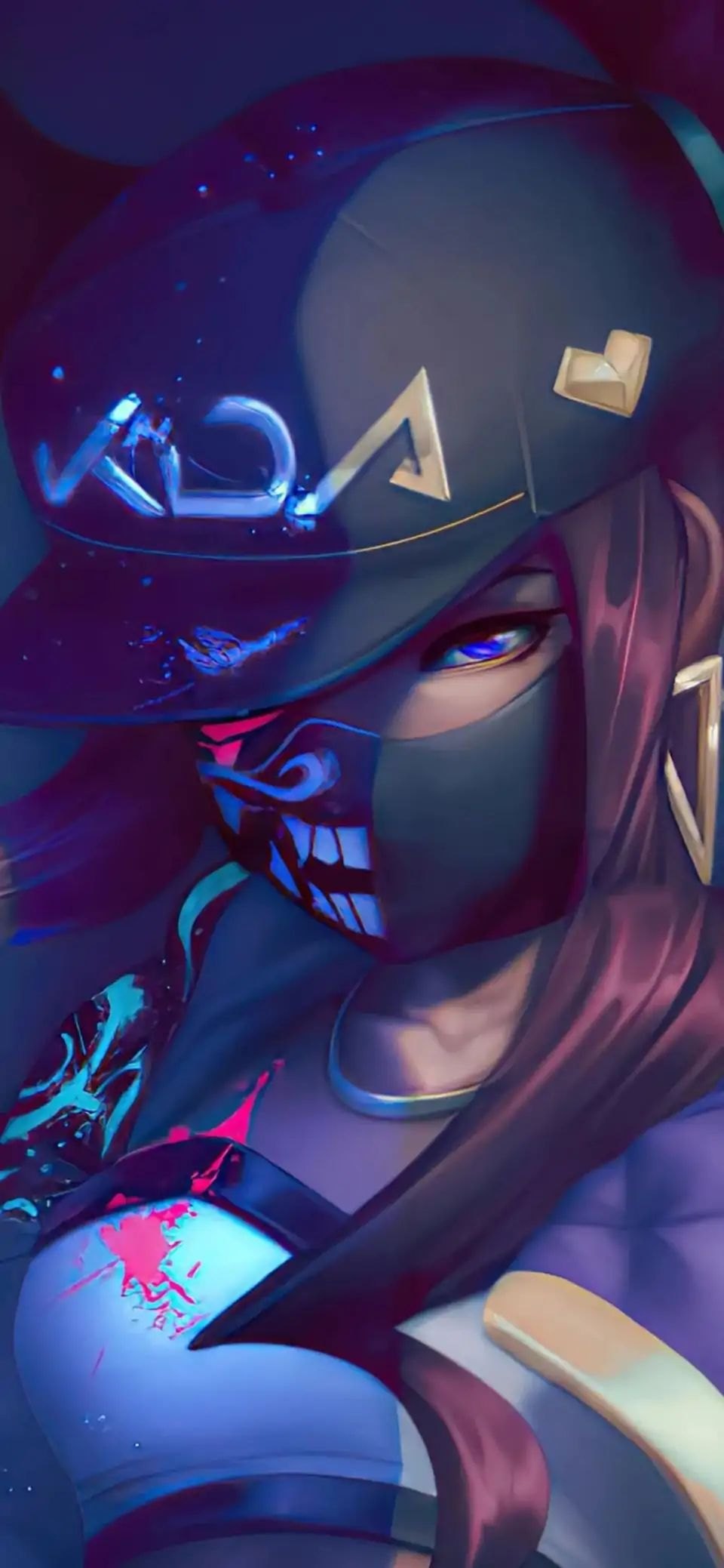 960x2077  Маска акали из кда - фото и картинки abrakadabra.fun