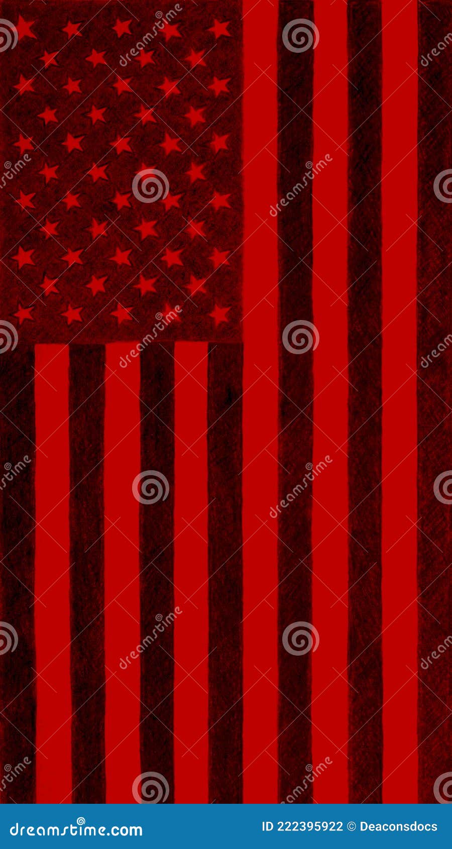 900x1690  флаг сша в черно-красном цвете. темные впечатляющие обои для мобильного  телефона. патриотичный вертикальный фон или фон. государст Стоковое Фото -  изображение насчитывающей черный, сторонника: 222395922