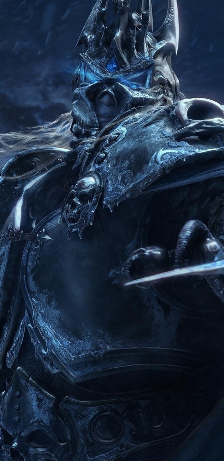 720x1480  Mobile wallpaper: Arthas Menethil, World Of Warcraft, Lich King, Warcraft,  Video Game, 193895 download the picture for free.