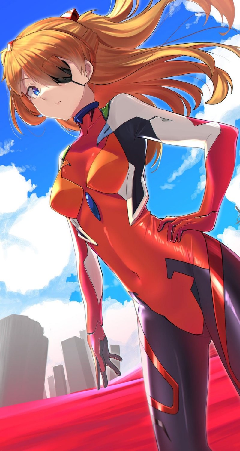 800x1499  Обои Asuka Langley для телефона и на рабочий стол iPhone 11