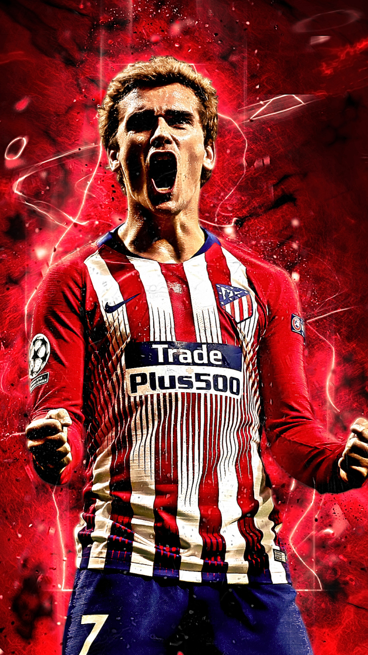 750x1334  Антуан Гризманн обои на телефон (20 фото)