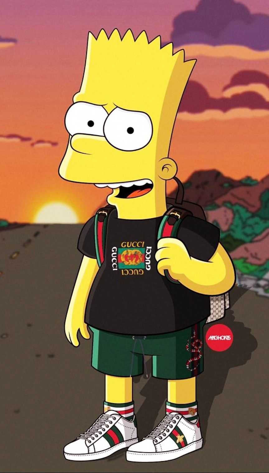 864x1518  Обои на телефон симпсоны барт - 71 фото