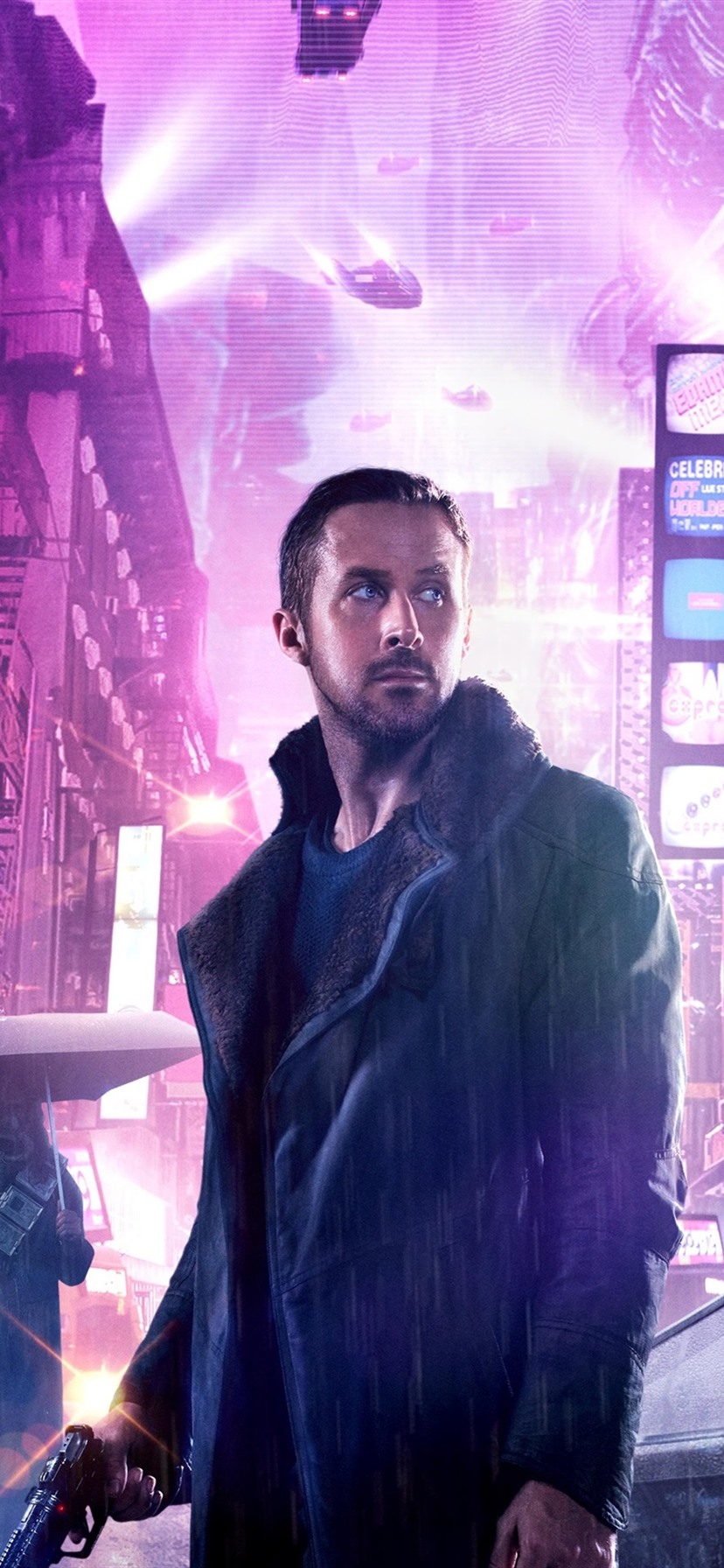 828x1792  Обои Бегущий по лезвию 2049, Райан Гослинг, 2017 фильм 1080x1920 iPhone  8/7/6/6S Plus Изображение