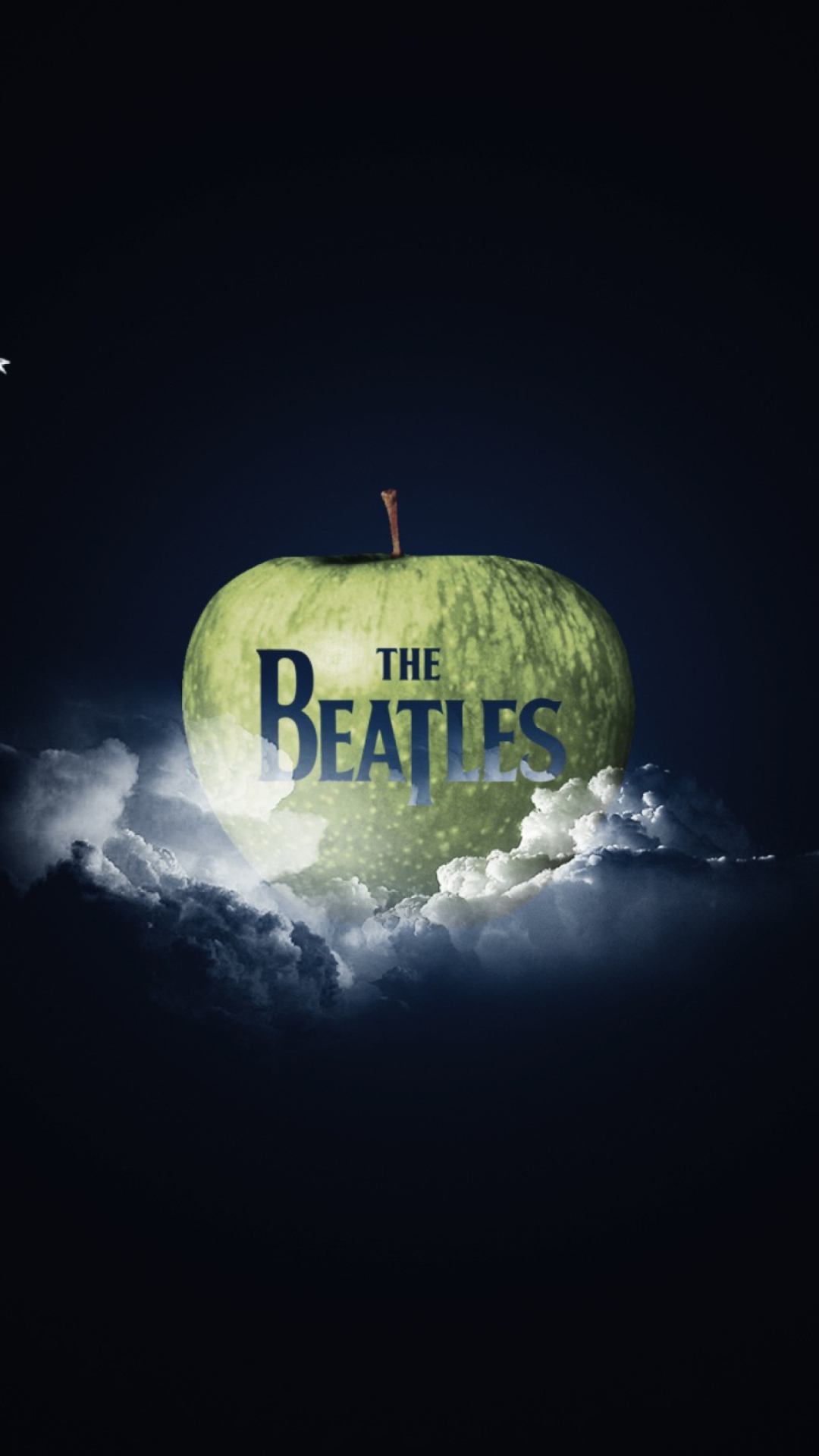 1080x1920  Картинка The Beatles Apple на iPhone 8 Plus