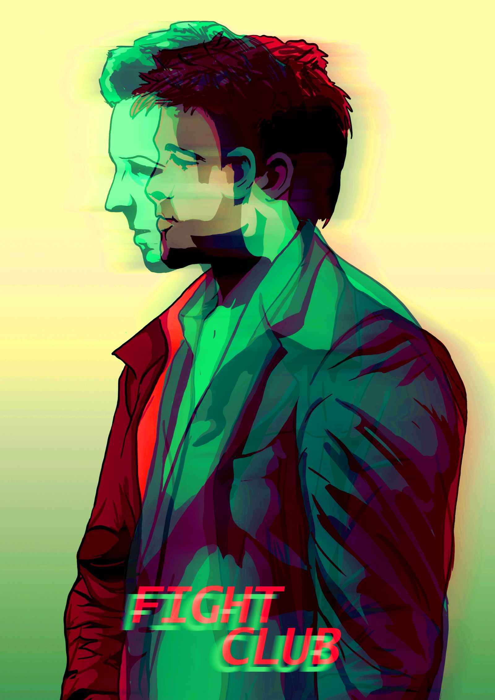1600x2263  Pin by Büşra on Fight club | Fight club poster, Tyler fight club, Fight club
