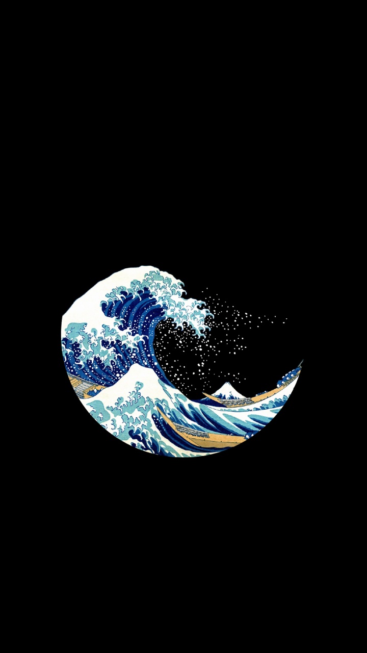 720x1280  Download \"The Great Wave Off Kanagawa\" wallpapers for mobile phone, free  \"The Great Wave Off Kanagawa\" HD pictures