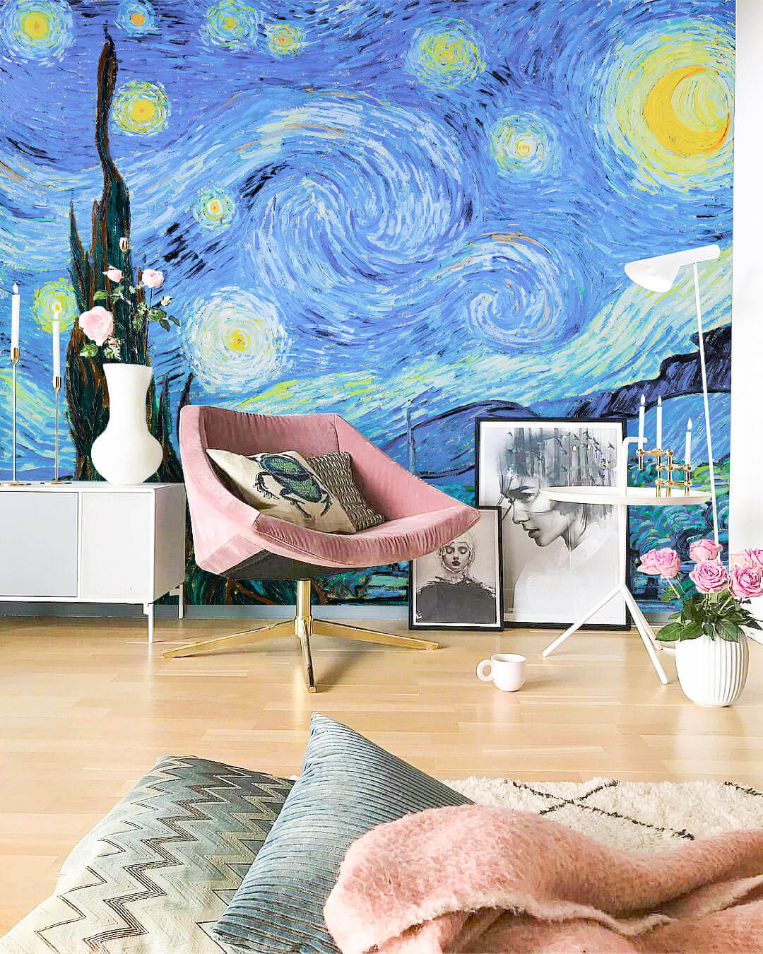 1080x1350  Купить Дизайнерские обои Звездная ночь артикул clas-40 | интернет-магазин  Details