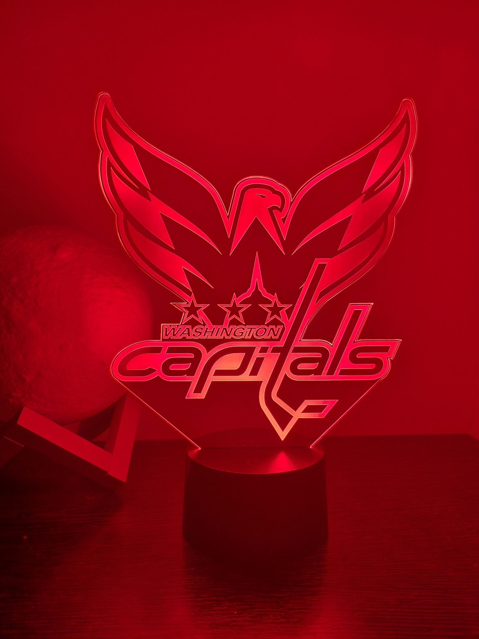 1536x2048  Хоккейный клуб \"Вашингтон Кэпиталз\" ( Washington Capitals) – купить по  низкой цене (1490 руб) у производителя в Москве | Интернет-магазин  «3Д-Светильники»