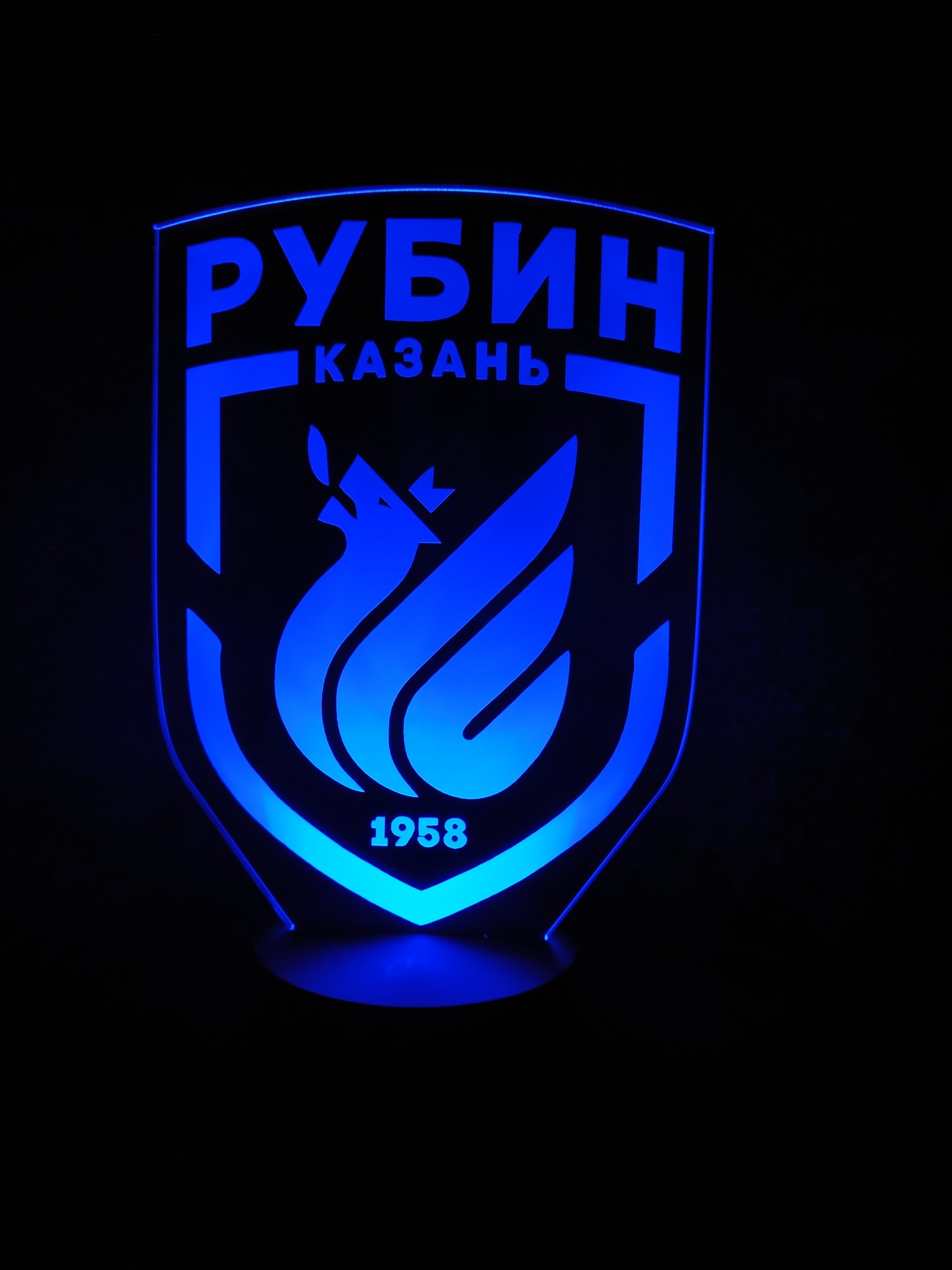 1536x2048  3D Светильник \"ФК Рубин\" – купить по низкой цене (1490 руб) у производителя  в Москве | Интернет-магазин «3Д-Светильники»