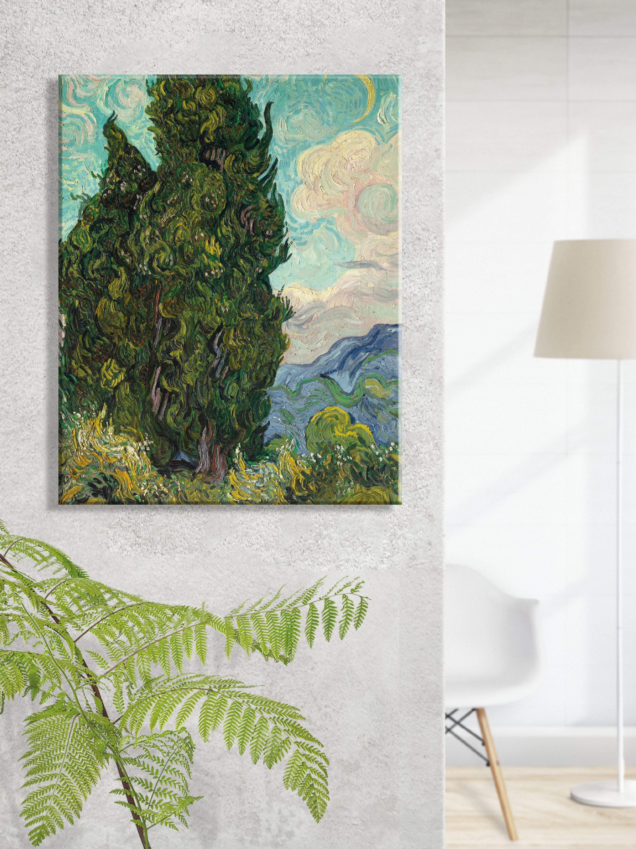 2700x3600  Картина-репродукция Винсент Ван Гога Цветущие ветки миндаля, Винсент ван Гог  № s35610 в ART-holst.com.ua