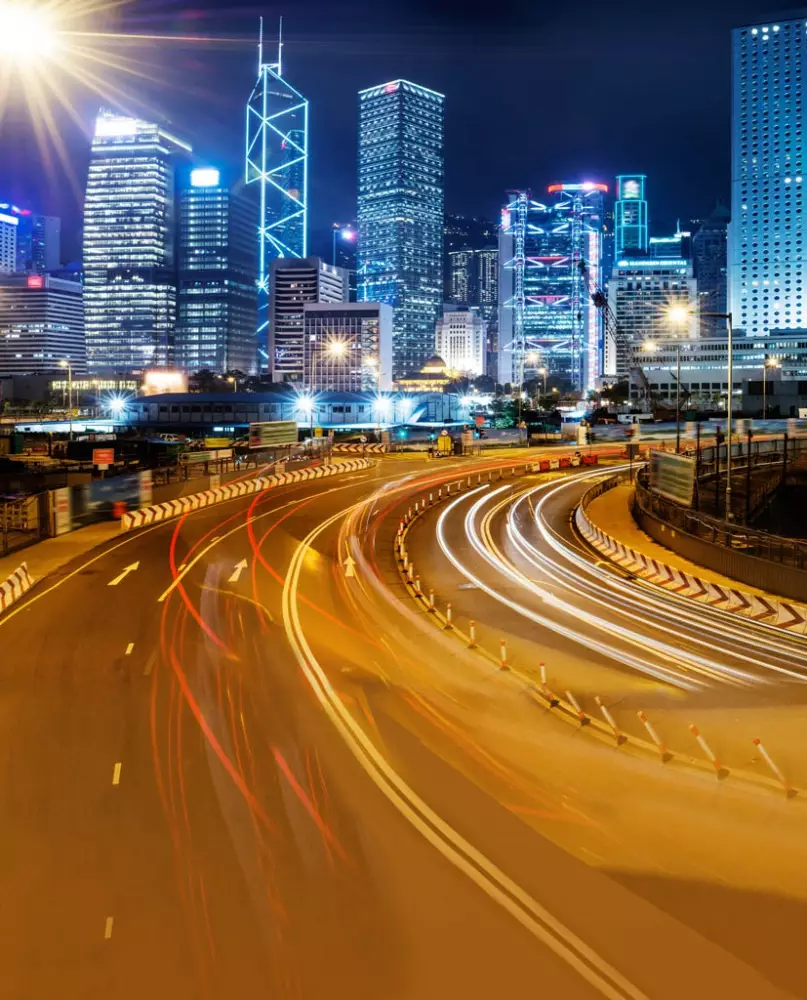 807x1000  Фотообои Дорога в ночной город артикул To-038 купить в Архангельске |  интернет-магазин ArtFresco