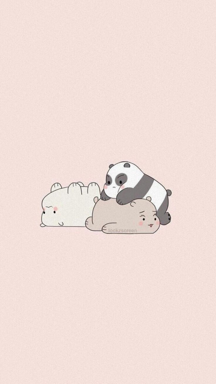 736x1309  Эстетичные обои с мишкой - 68 фото