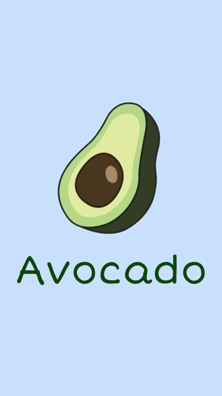 750x1334  Авокадо обои | Avocado, Enamel pins, Room