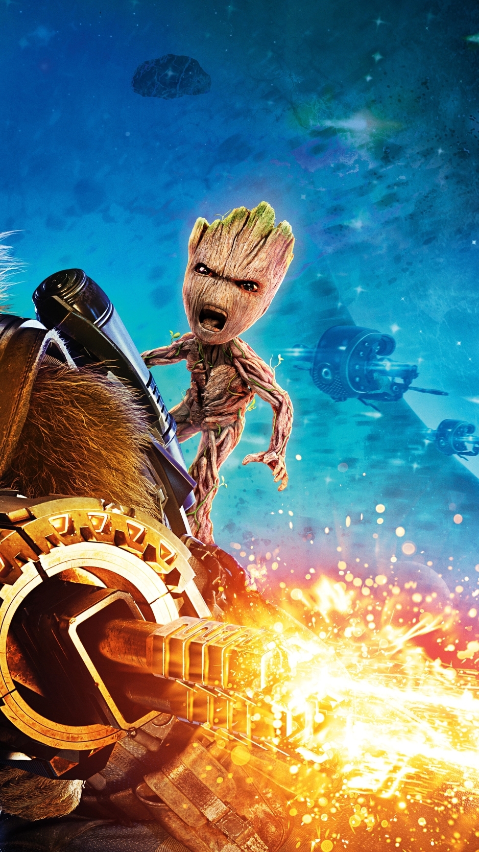 938x1668  ᐉ Шеврон на липучке Groot Грут 5х8,6 см (12125)