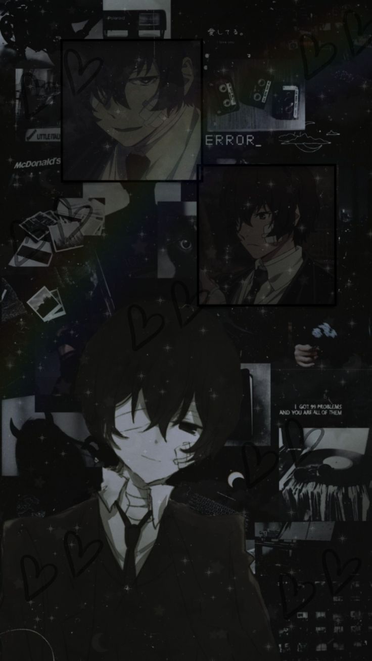 736x1307  дазай осаму обои | Эскизы персонажей, Милые рисунки, Красные арты