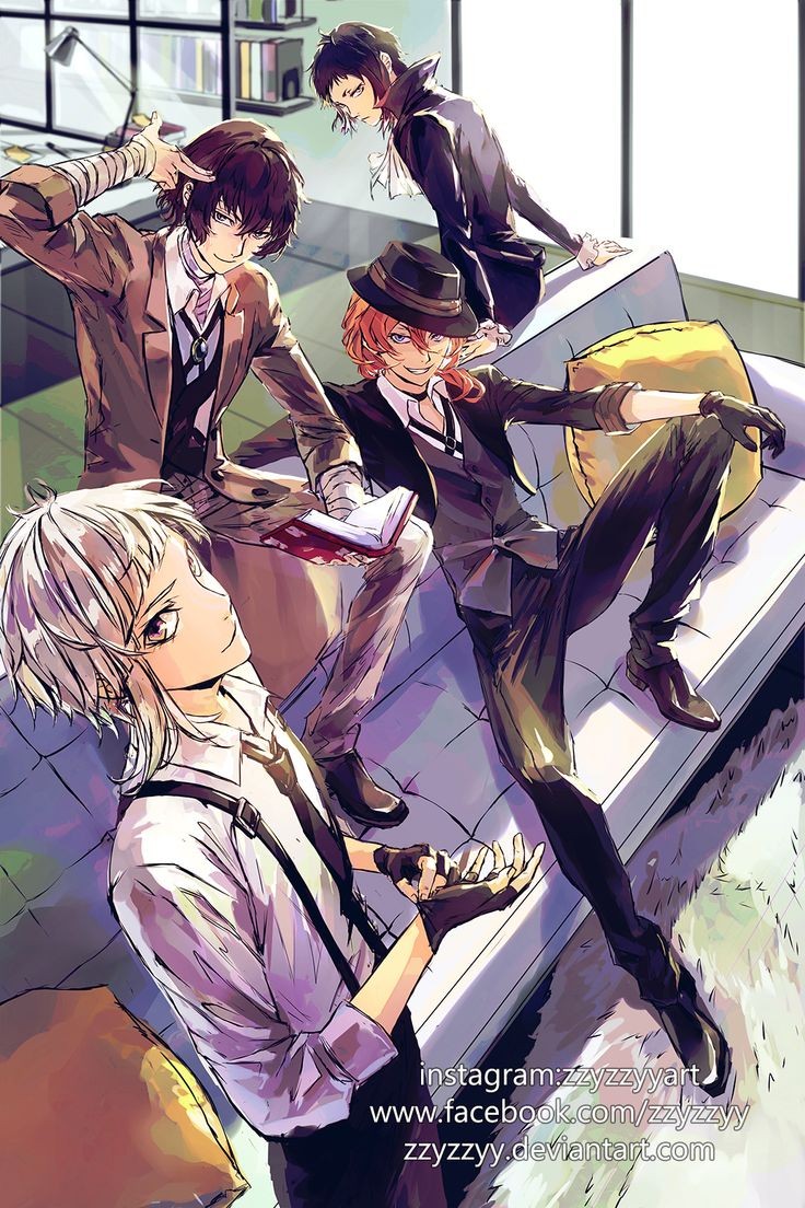 736x1104  Проза бродячих псов: обои, арты и т.д. — Трикки — тесты для девочек